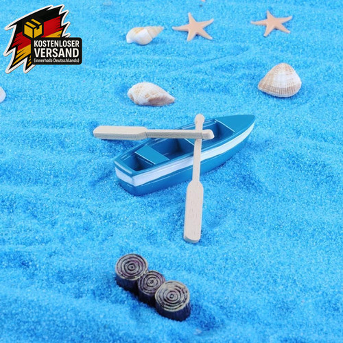 Miniature ruderboot holz mit - miniature,