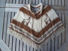 Kinder-Poncho Quiaqueno 50% Llama y Alpaca 50% Merino