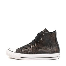 Converse Damen High Top Schuh Schwarz Bronze Leder Star Sneaker EU 36