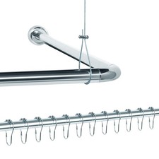 Libaro Duschvorhangstangen Set