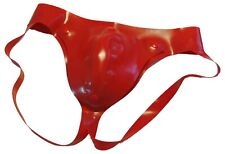 Red Rubber Codpiece Jockstrap