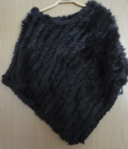Poncho pelzponcho echt pelz - echt,