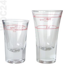 6 Schnaps Stamper Gläser Glas