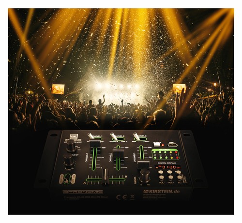 Mixer 4 kanal party - mixer,