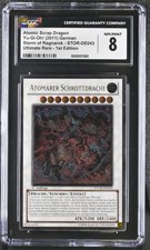 Yu-Gi-Oh! Atomic Scrap Dragon 2011 Storm Of Ragnarok Ultimate Rare 1st Ed CGC 8