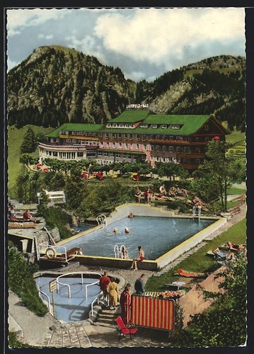 Hindelang bad oberdorf das - ak,