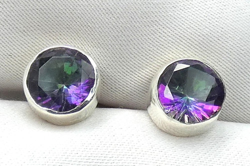 Mystic topas ohrstecker - 💎,