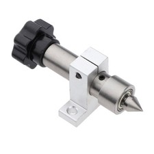 Lovoski Drehbank mit drehbarer Spitze und Reitstock Mini-Drehmaschine