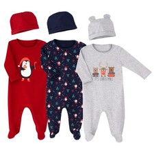 Baby Body 2-teilig Set Unisex Mütze Langarm Druckknöpfe mit Bio-Baumwolle