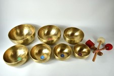 Klangschalen 7er Set groß 8,8