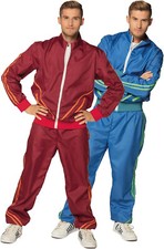 KarneLux Retro Trainingsanzug 80er 90er Jahre Kostüm - Karneval Jogginganzug