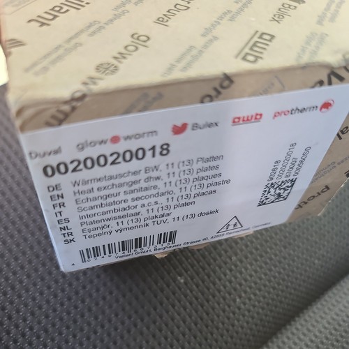 Vaillant wärmetauscher 11 - wärmetauscher,