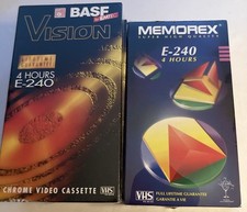 3 VHS Kassetten á 4 Stunden leer neu BASF Memorix 