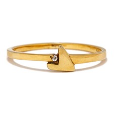 Herz Diamant Ring aus 333 Gold