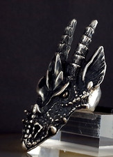 Ring Silber 925 Drache 20,0 mm