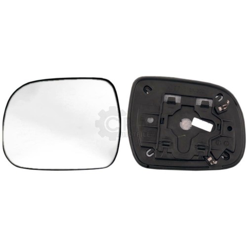 Spiegelglas haltefuss links - spiegelglas,
