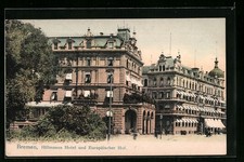 Bremen, Hillmanns Hotel und Europäischer Hof, Ansichtskarte 