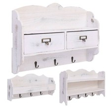 Vintage Wandgarderobe Holz