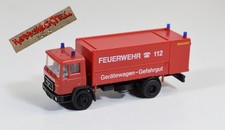 RMM Merlau 1:87 H0 - MAN Gerätewagen Gefahrgut "Feuerwehr" - ohne OVP - G 68