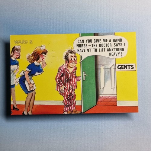 Freche comic postkarte 1975 - um,