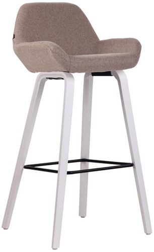 Barhocker newnan stoff fuß - barhocker, 4-fuß