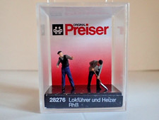 Preiser Lokführer Heizer RhB Arbeiter Bahn Schaufel 28276 H0 1:87 OVP Einzelfig