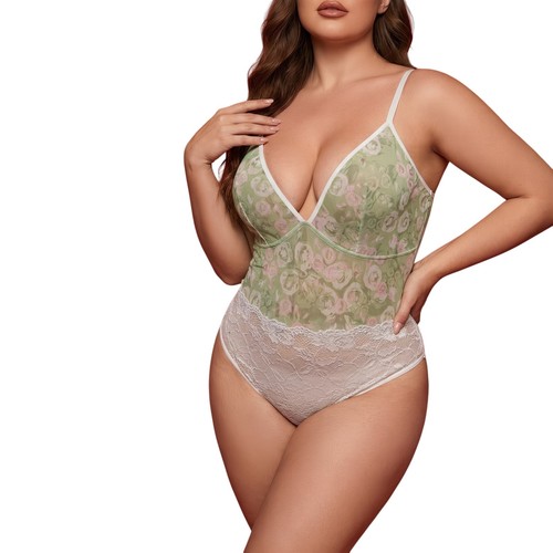Damen body spitze - body, Übergröße