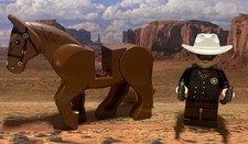 Lego Lone Ranger Western Cowboy Sheriff Figur Pferd