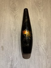 Handbemalte vase schwarz - handbemalte,