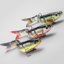 Multi jointed Swimbait Wobbler 8 Segment 20g 14cm Angelköder Hecht Barsch Angeln