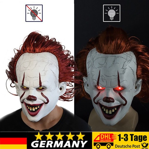 Pennywise clown maske - maske, stephen