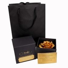 Goldene Rose Infinity Rosenbox