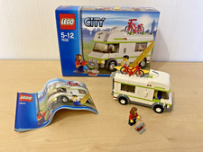 Lego City 7639 Wohnmobil, Camping, Fahrrad + Surfbrett, Set vollständig -top-