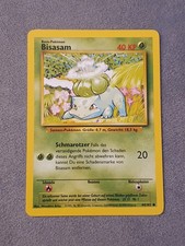 Pokémon Karte • Bisasam • Basis Set Base Sammlung • Deutsch • Vintage 