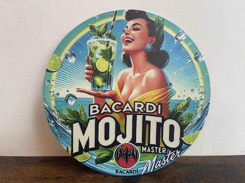 Barcadi mojito rum blechschild - rum,