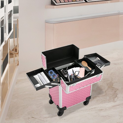 Rollender schminkkoffer - rollender,