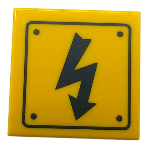 Lego bedruckte fliese 2x2 - fliese,