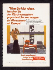 3w2743/ Alte Reklame von 1969 - RESOPAL - H. Römmler GmbH - Gross-Unstadt
