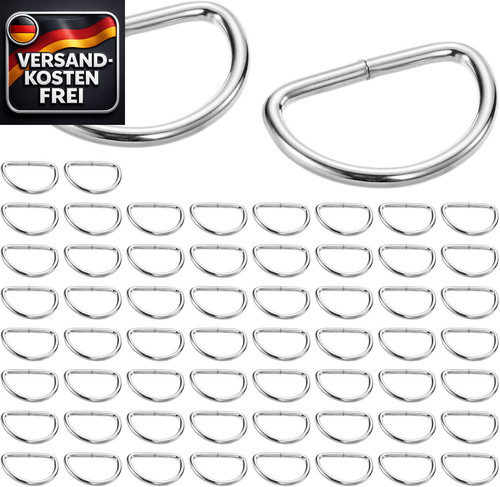 Metall ringe 25mm - d-ringe,