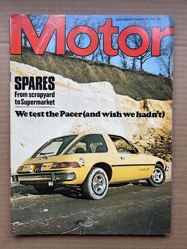 Amc pacer motor magazine - amc,