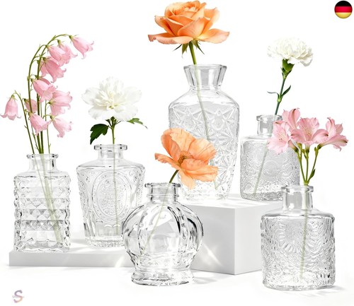 Der rose stück blumenvase - 6,