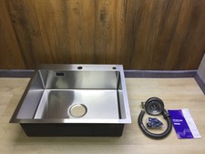 KEOKBON 60 x 50cm Einbauspülbecken Rechteckig, Edelstahl, I33774