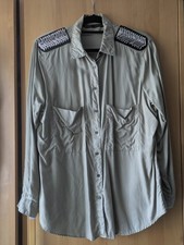 ZARA Damenbluse Gr.XL Olive