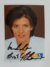 Birgit Schrowange - RTL - original Autogramm - ca. 15x10cm - Autogrammkarte