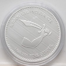 Niue 2 Dollar 2025 - Jolly Roger Series #4 -  Rhode Island Pirate - 1 oz. silber