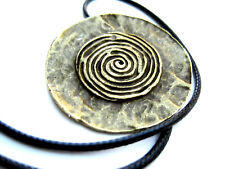 Mandala abstrakt Anhänger Metall Hals Kette Halskette mit Anhänger Schmuckband