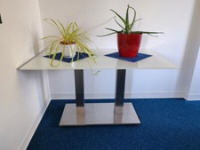 Esstisch, Tisch, Stubentisch, Esstisch mit Glasplatte