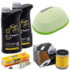 Set Wartung für Yamaha WR 250 X WR 250 R DG Öl 2L Luftfilter Ölfilter Zündkerze