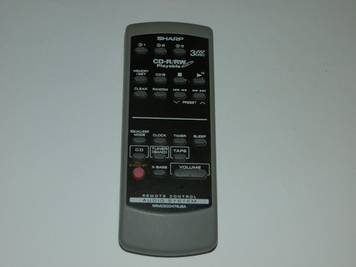 Sharp rrmcg0047sjsa audio - sharp,