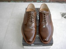 HEINRICH DINKELACKER  HERRENSCHUHE - HALBSCHUHE. SCHELL-CORDOVAN  GR:41 NEU!!